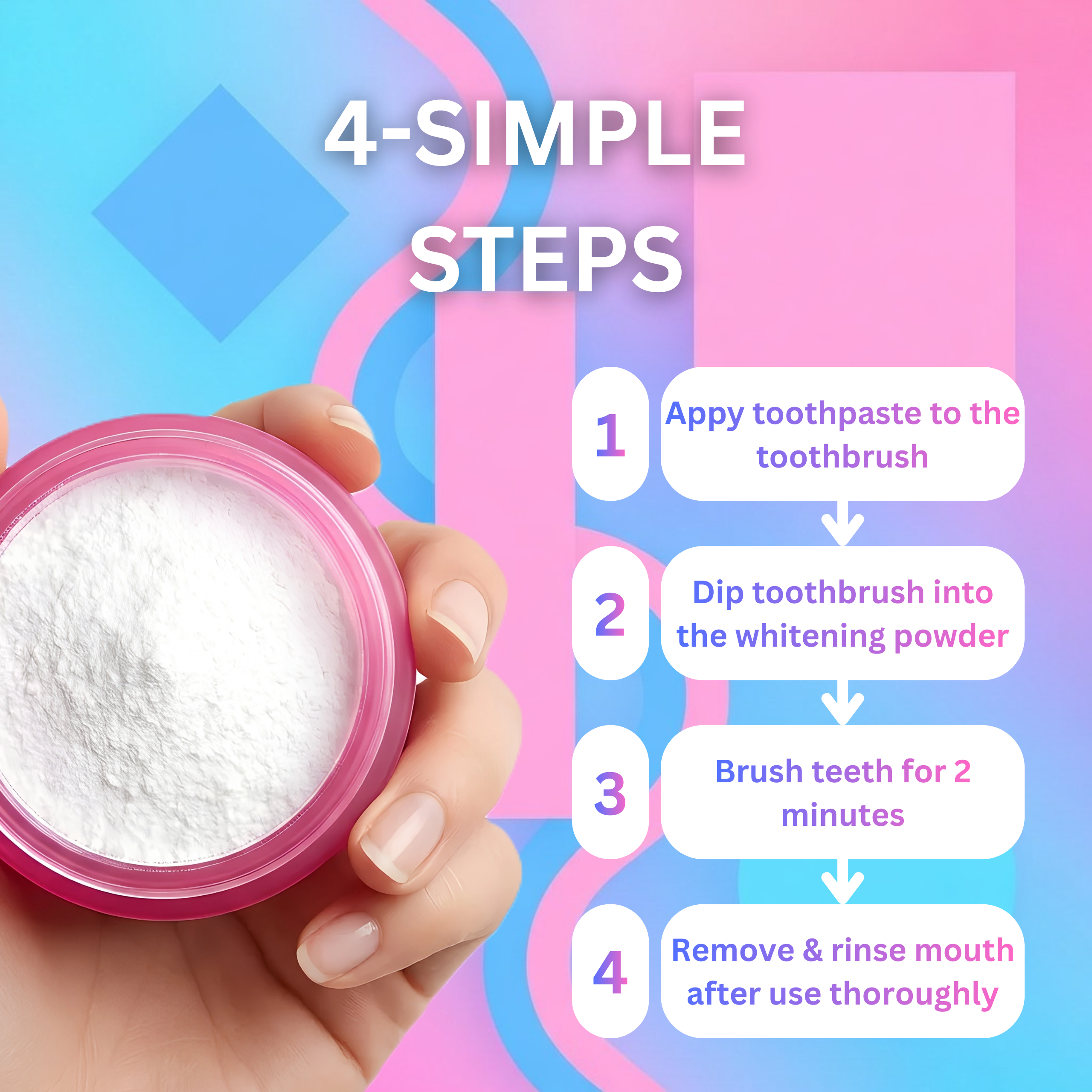 OralGlow Teeth Whitening Powder